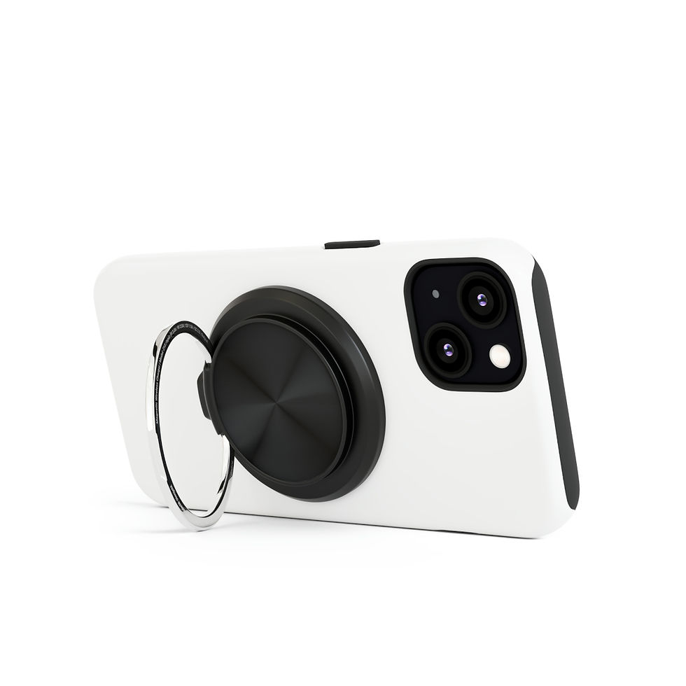 Thumbnail: iPhone Wireless Charger | Pixelated Om Fractal Mandala Charger