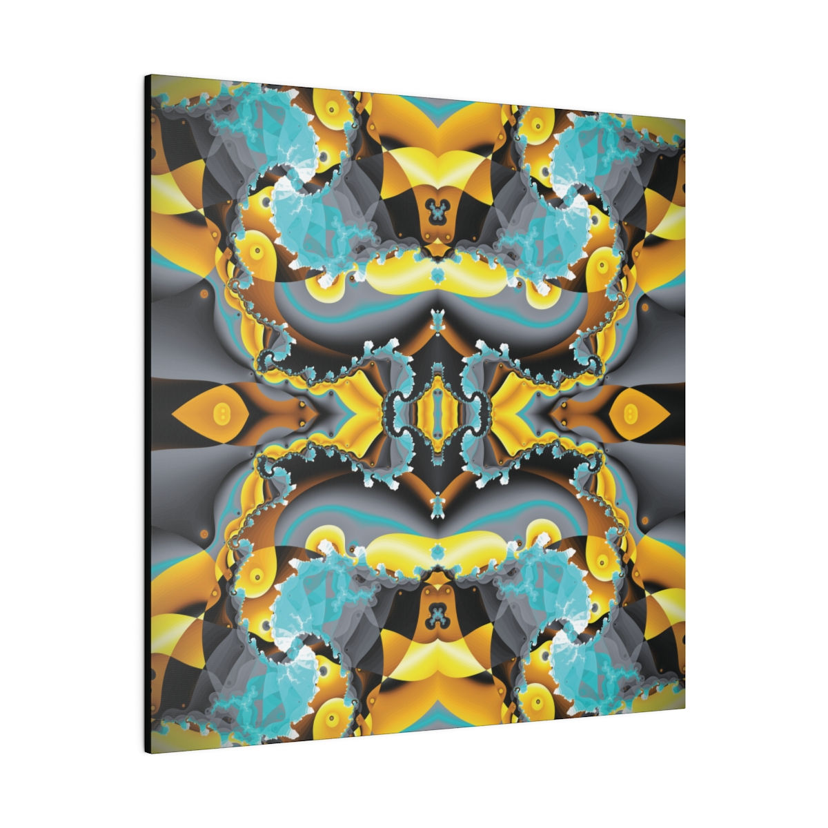 Abstract Fractal Canvas Art | Vintage Julia Set