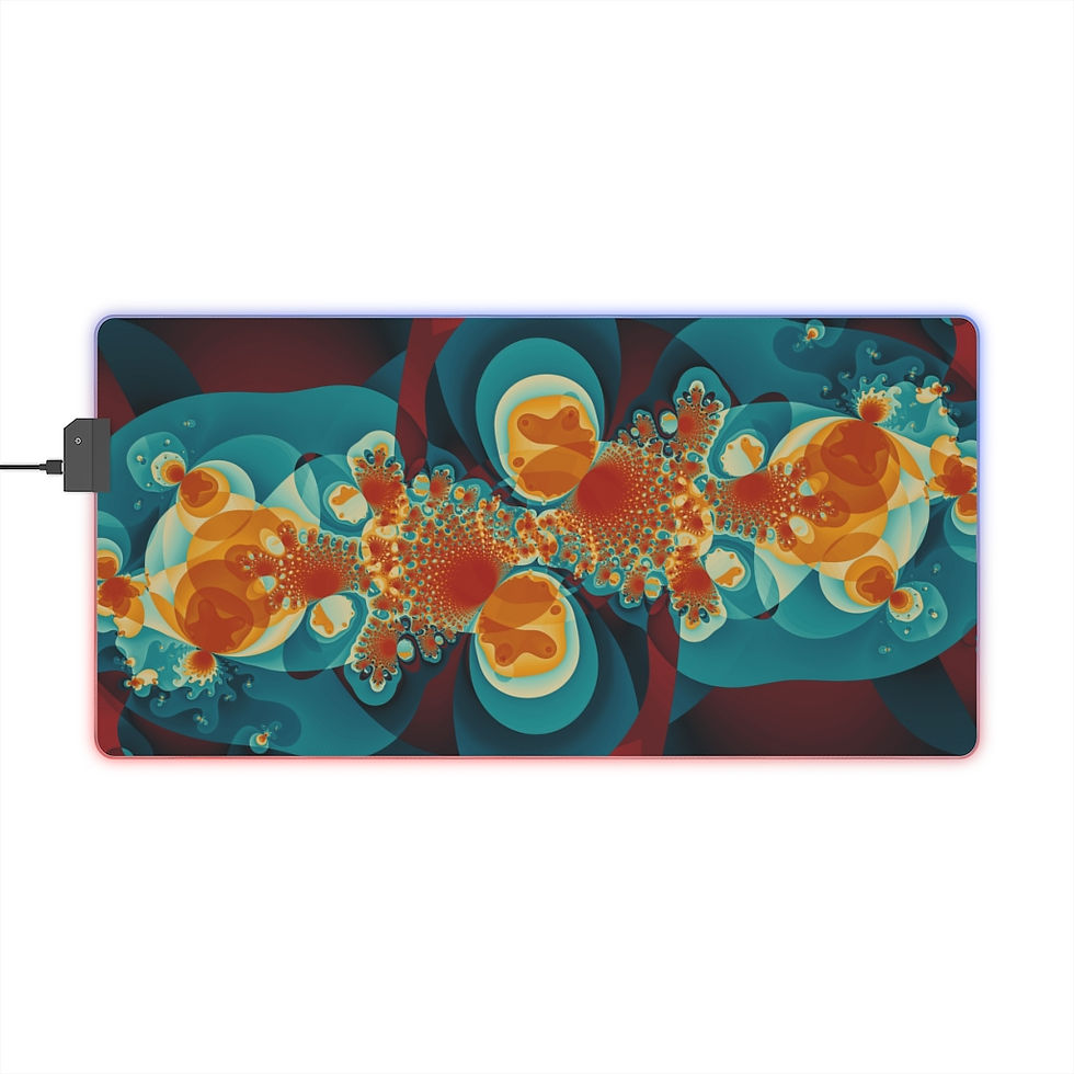 Thumbnail: Fractal LED Gaming Mouse Pad