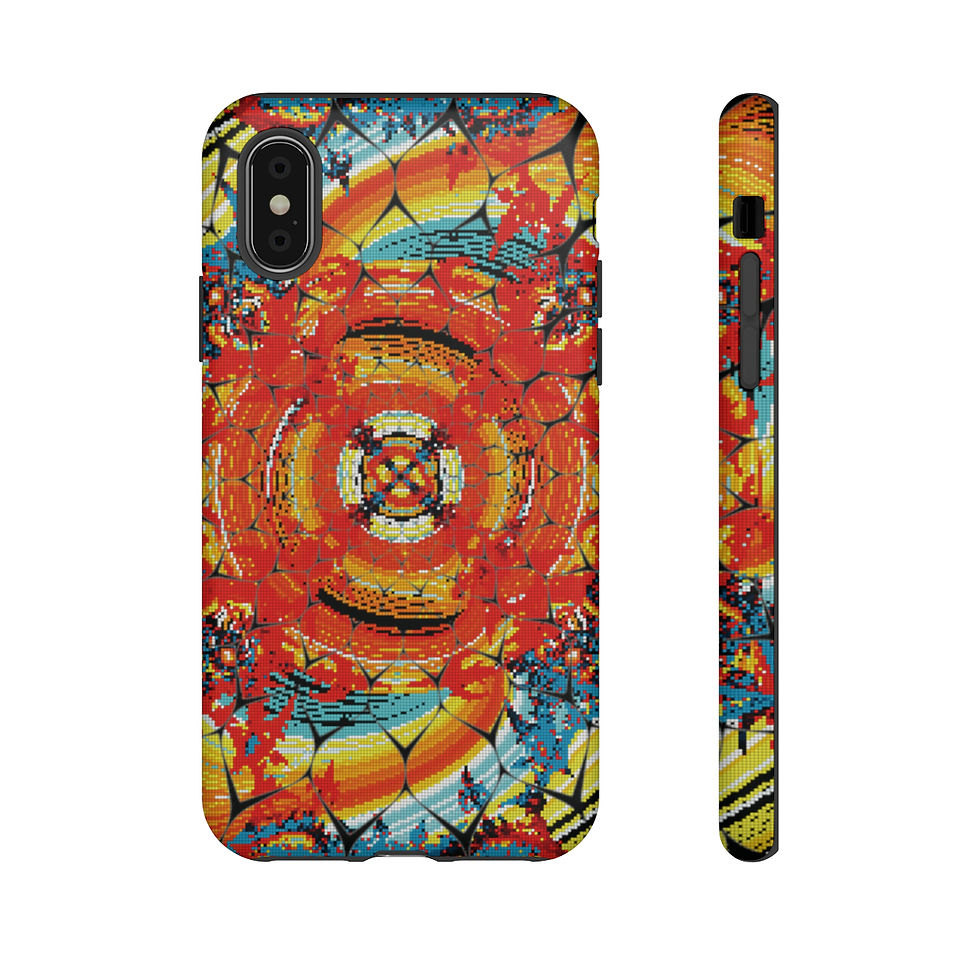 Thumbnail: Pixelated Tough Fractal Phone Case