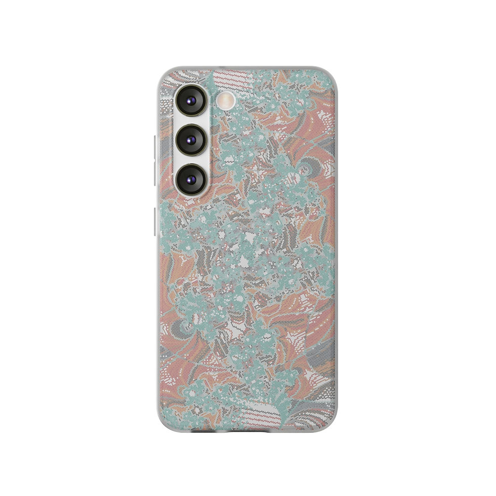 Thumbnail: Pixelated Fractal Flexible Phone Case
