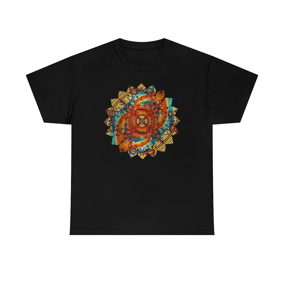 Thumbnail: Pixelated Fractal Mandala Tee