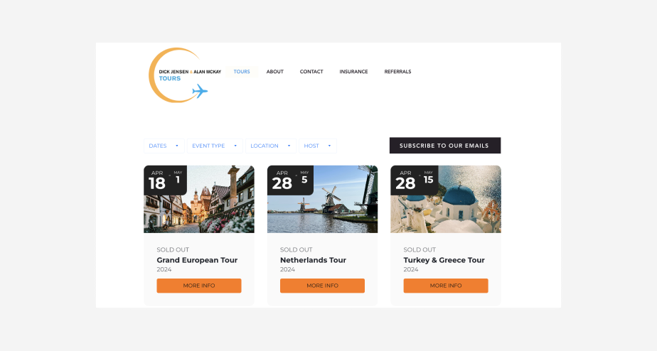 travel business development How to start a travel business - Wix user example