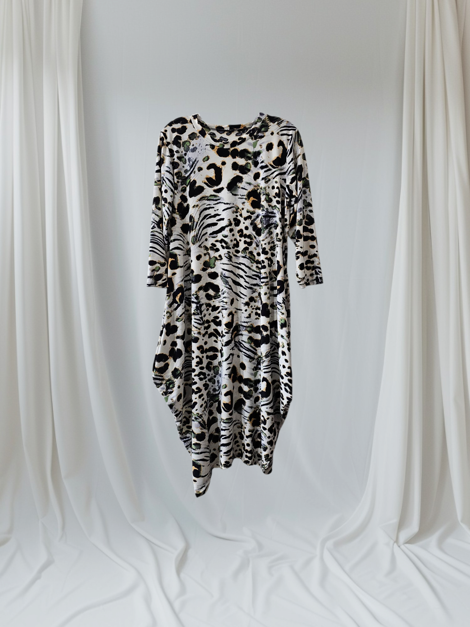 Cleona Dress in Wild Animal print  ITY