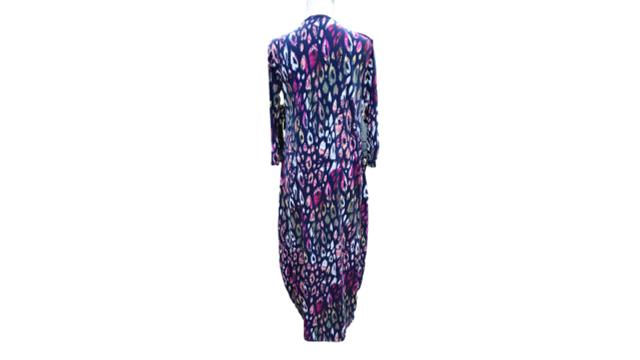 Miniatura: Mandy Dress in Dark Navy Colorful Print
