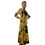 Thumbnail: New Brandi Dress in Yellow n Black Newsprint DTY