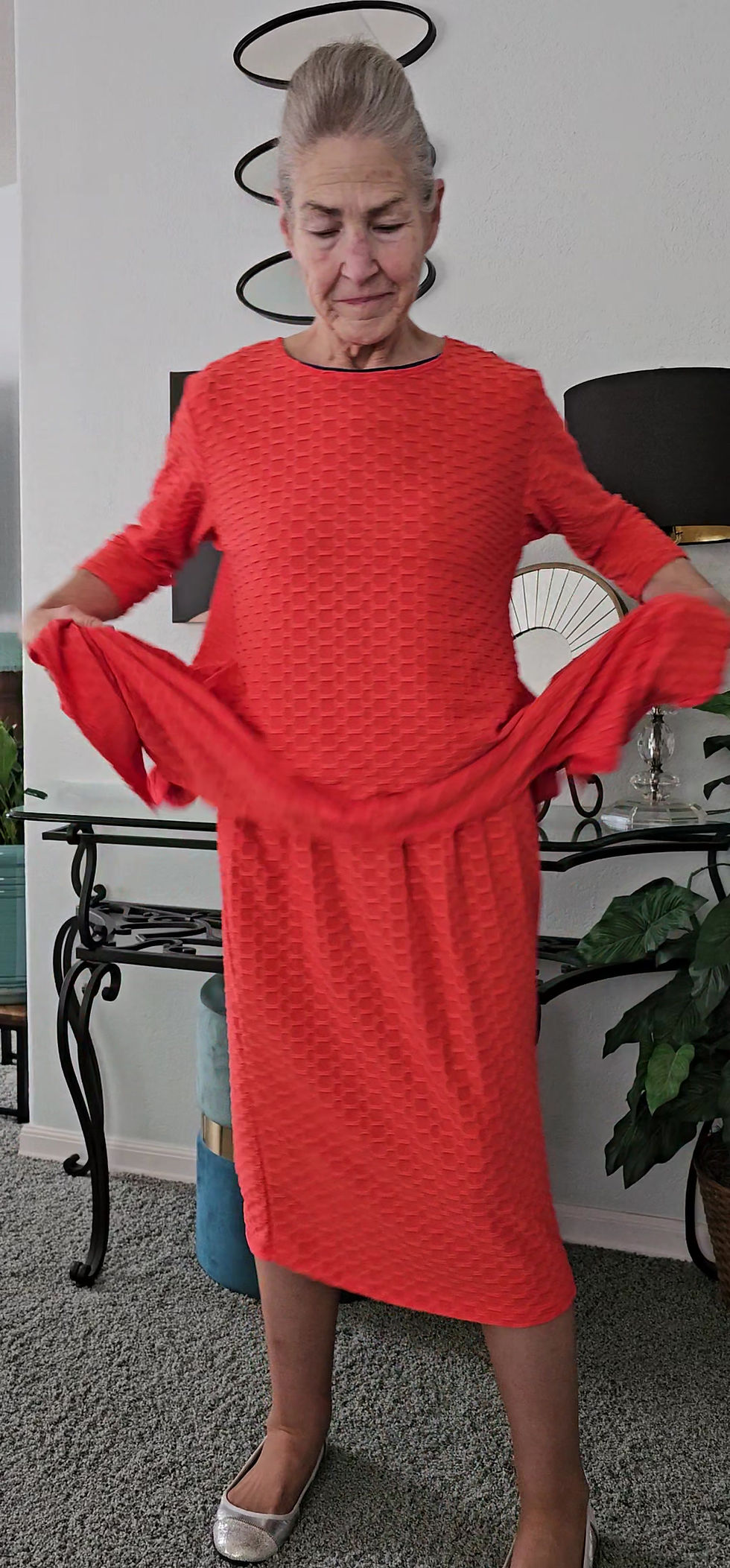 Miniatura: Lilliana Top in Honeycomb Burnt Orange 