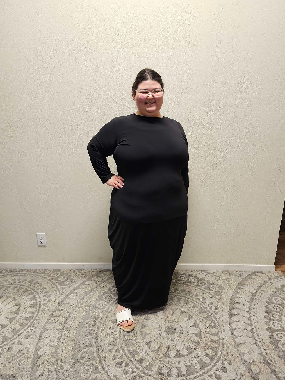 Miniatura: Vestido Mandy en color negro liso ITY