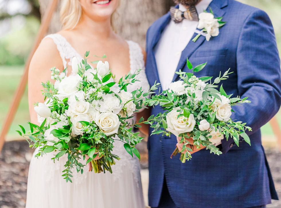 Bridal Bouquet and Bridesmaid Bouquet