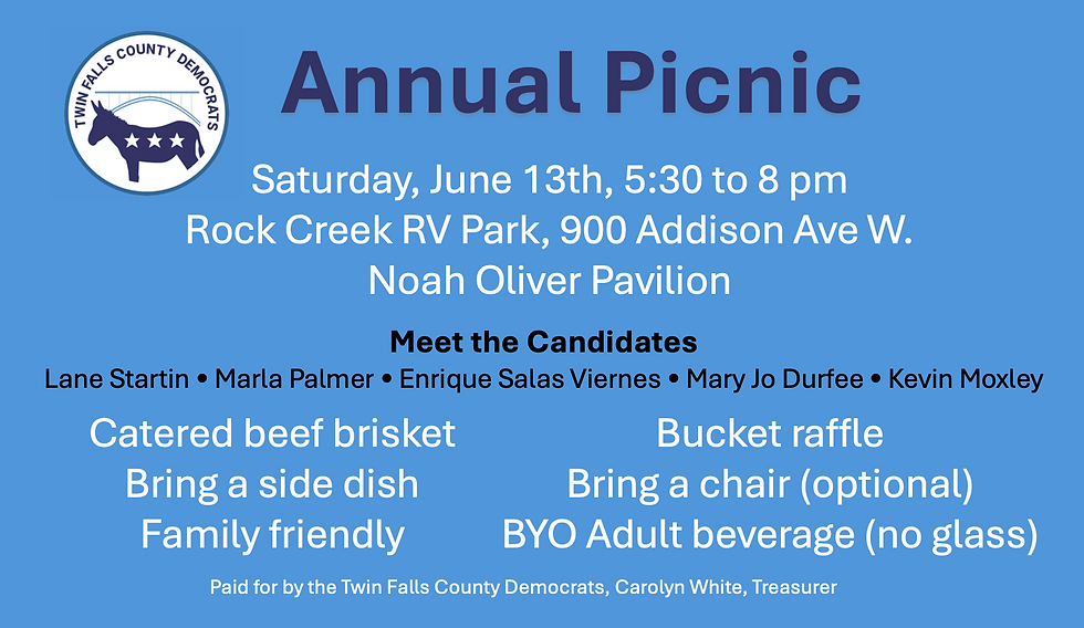 Annual Picnic @ Rock Creek RV Park