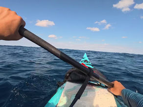 カヤックで伊平屋島へ横断