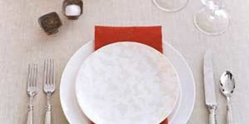 Table Etiquette III - High School