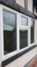 Dirty windows before professional window cleaning in Stourbridge