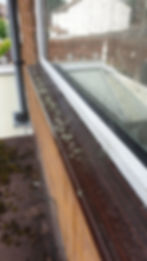 Dirty windows before professional window cleaning in Stourbridge