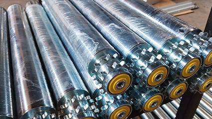 Zinc Plated Conveyor Rollers for Packaging, Conveyor Roller Manufacturer in India