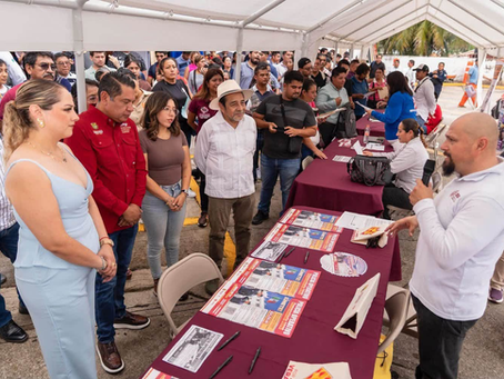 Impulsa Gobierno de Minatitlán feria de empleo para fortalecer la economía local