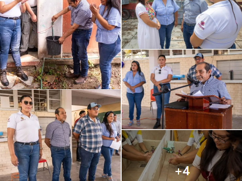 Gobierno de Minatitlán regulariza abastecimiento de agua en plantel educativo