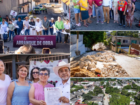 Arranque a rehabilitación de red de drenaje y agua potable