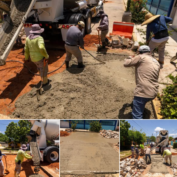 Gobierno de la Unidad rehabilita vialidad en la colonia Insurgentes Norte