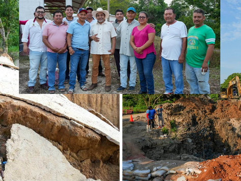 Reyes Espronceda mantiene atención a las comunidades de Minatitlán