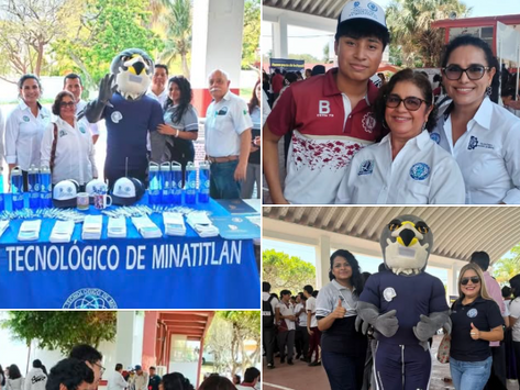 El TecMina Participó en la Feria Profesiográfica en Coatzacoalcos