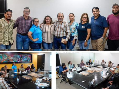 *** Alcalde Guillermo Reyes Espronceda fortalece lazos con exponentes del arte y la danza #bicentenarioMinatitlán