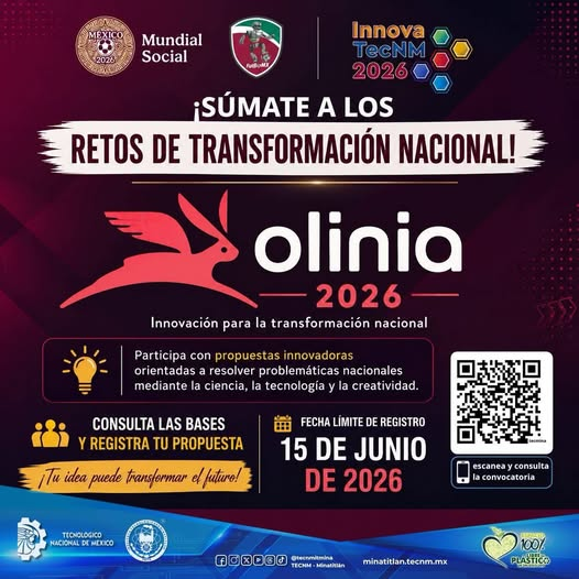 Se invita a las y los estudiantes del Instituto Tecnológico de Minatitlán