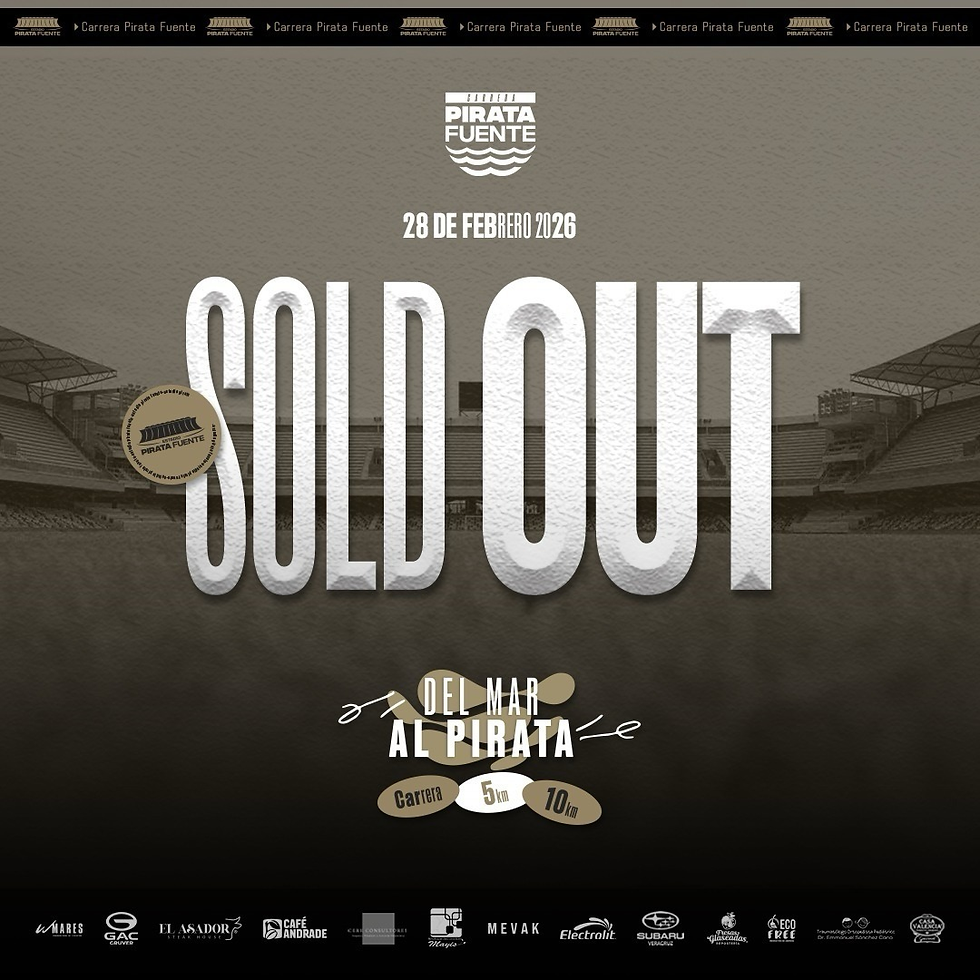 Registra venta total la “Carrera Del Mar al Pirata”, con respuesta histórica