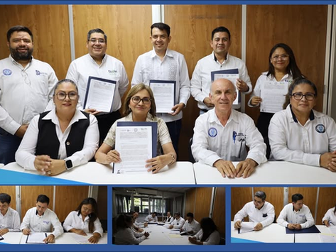 Firman convenio de Colaboración el TecMina y la empresa TUAM