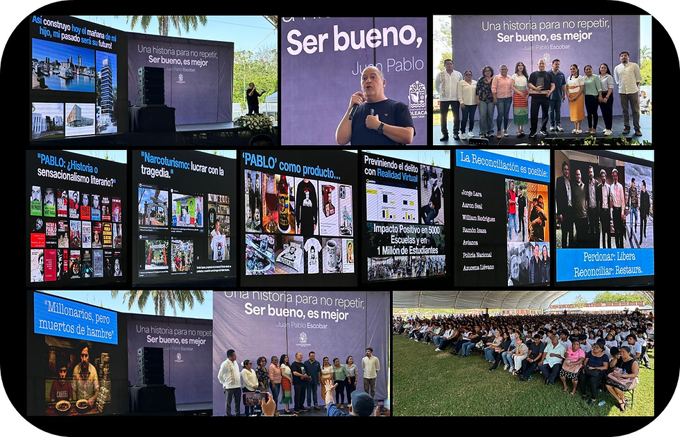 “Ser bueno es mejor” Sebastián Marroquín (J. Pablo Escobar)