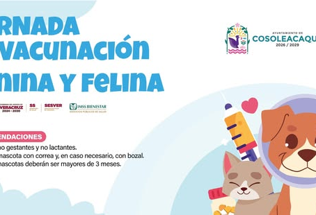 Vacunación Canina y Felina en Cosoleacaque