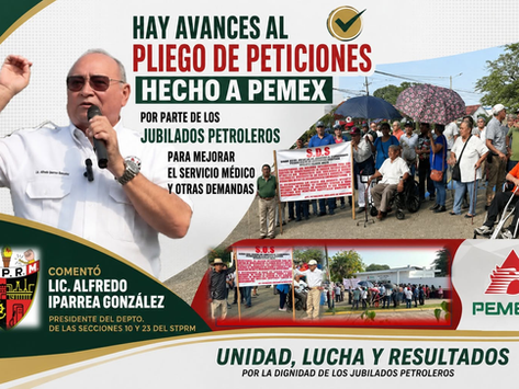 Significativos avances en el pliego de peticiones de los jubilados petroleros