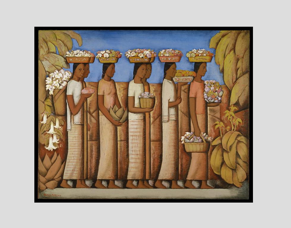 Las Vendedoras de Flores by Alfredo Ramos Martínez- Image courtesy: Mia