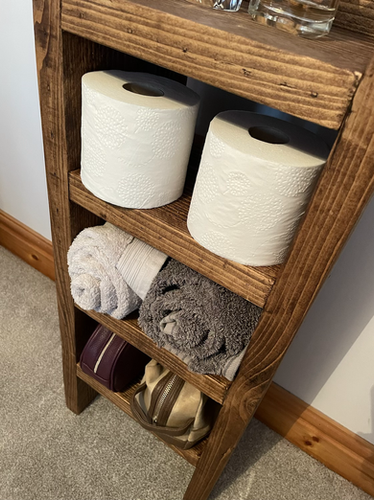 Bathroom Storage Floor Unit | Orso Woodworking