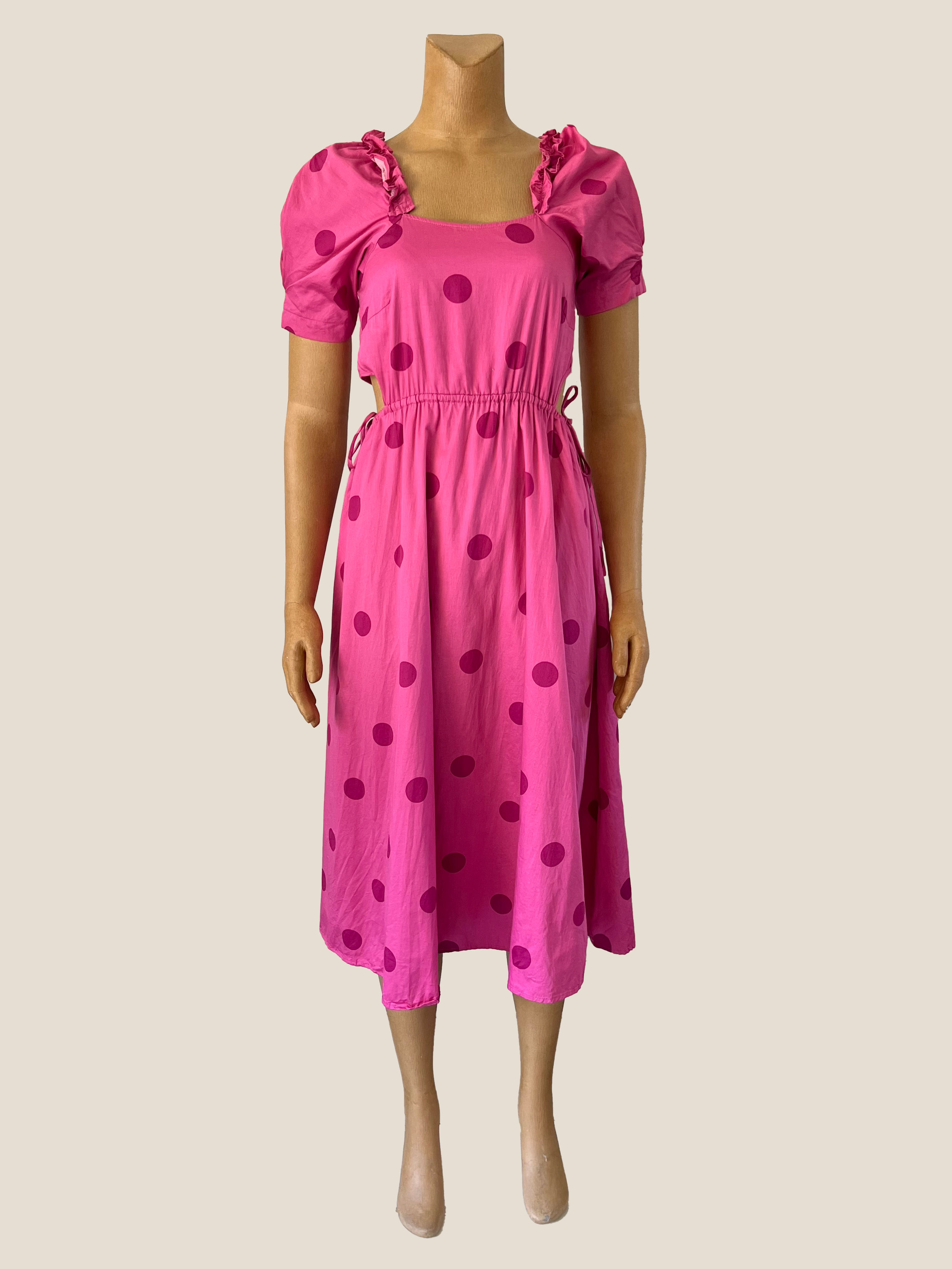 Pink Polka Dot Dress