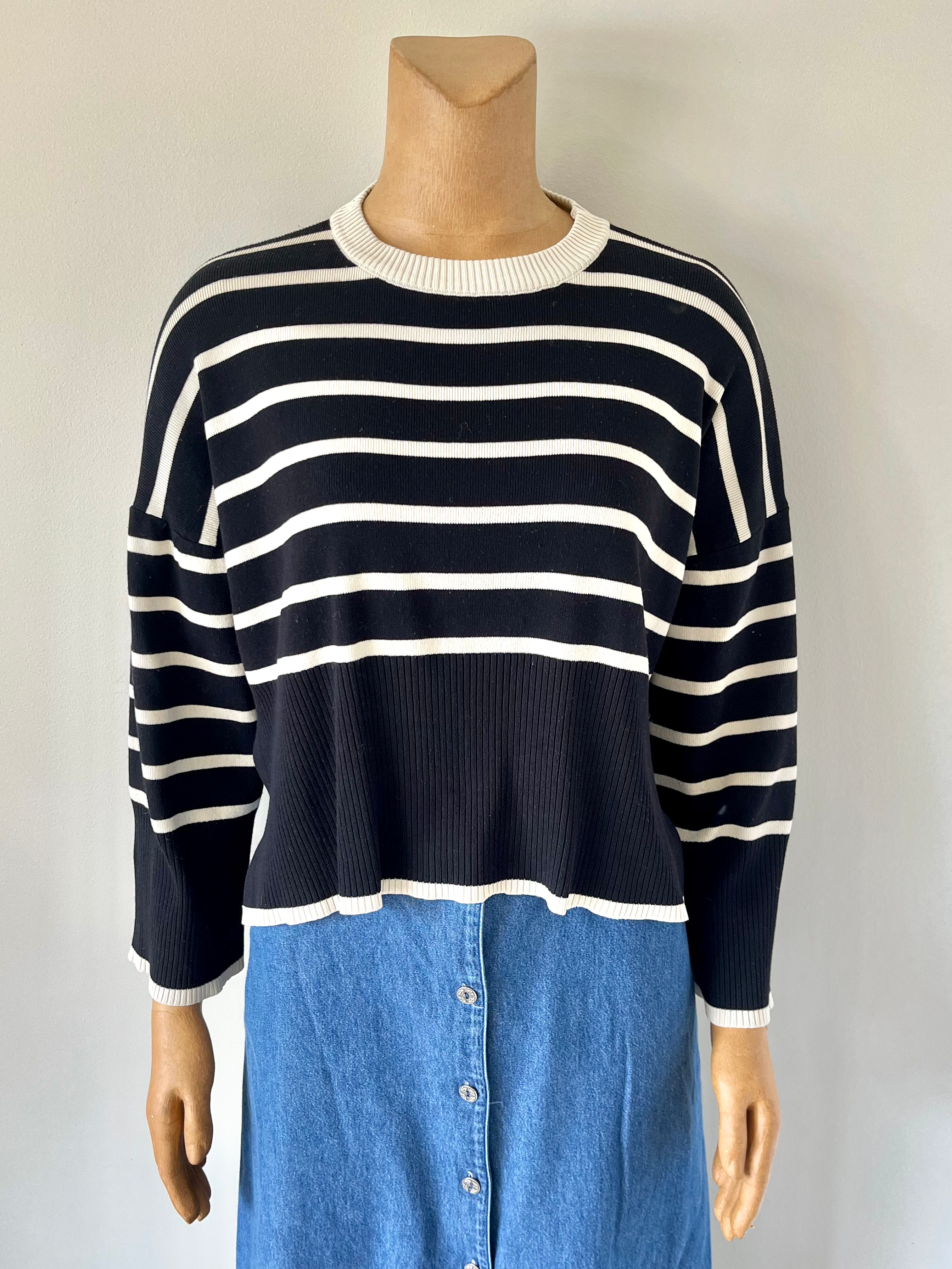 Oversized Striped Sweater