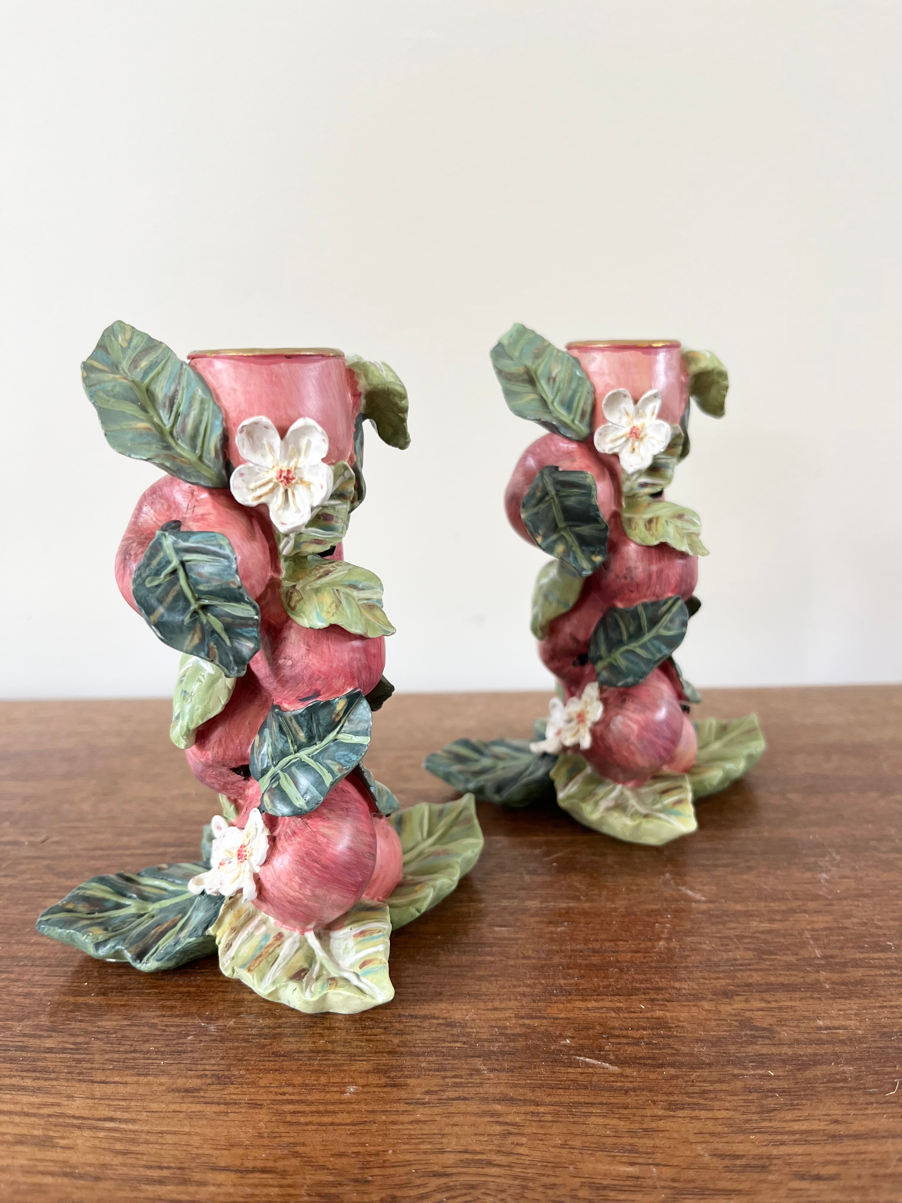 Orchard Blossoms Candle Holders