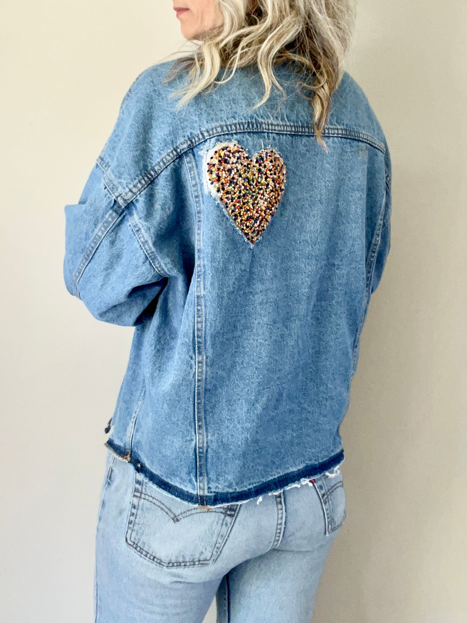 Stitch of Love Denim Jacket