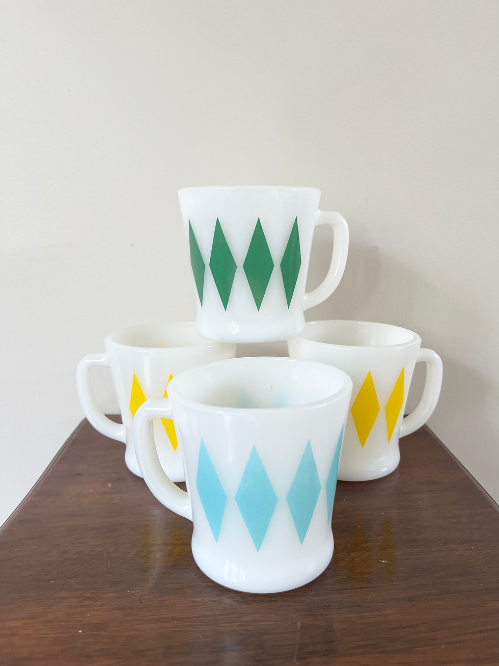 Thumbnail: Set of 4 Fire King Mugs