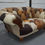 Thumbnail: Chesterfield 2 Seater Sofa Cosy Flared (Brown Patchwork)