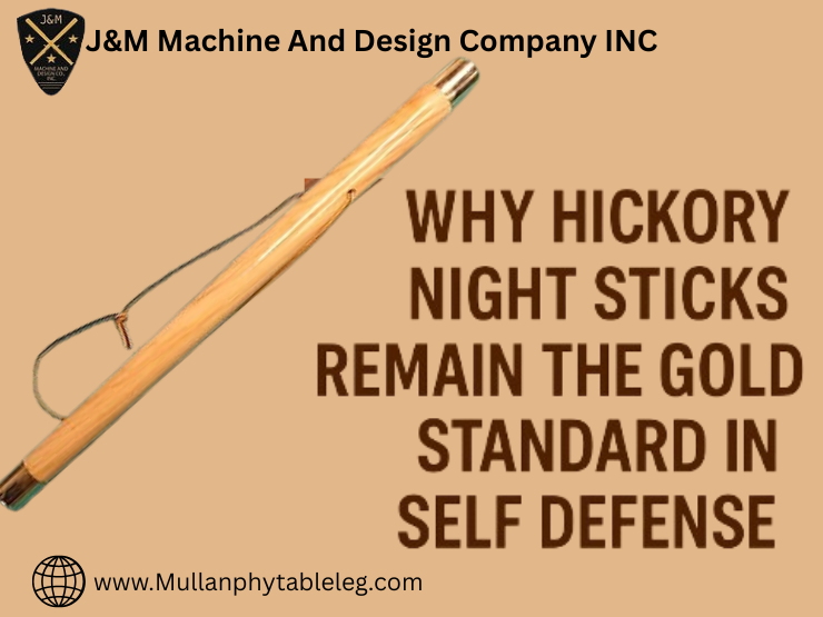 Hickory nightstick on wood background with blog title text.