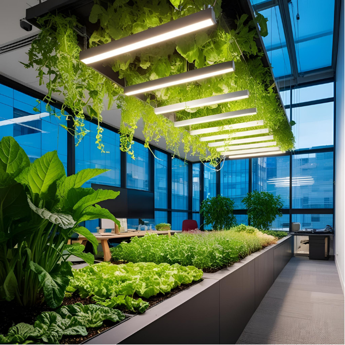 indoor foodscaping with edible plants