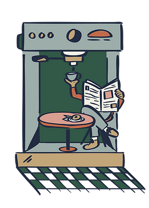 Espresso Machine Illustration