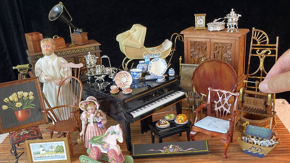Marvelous Miniature Makers Estate Sale Dollhouse Miniatures
