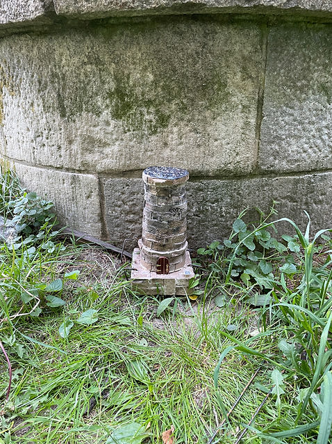Tiny Doors of Dobbs Ferry Outdoor Exhibit Dollhouse Miniature Art Aqueduct
