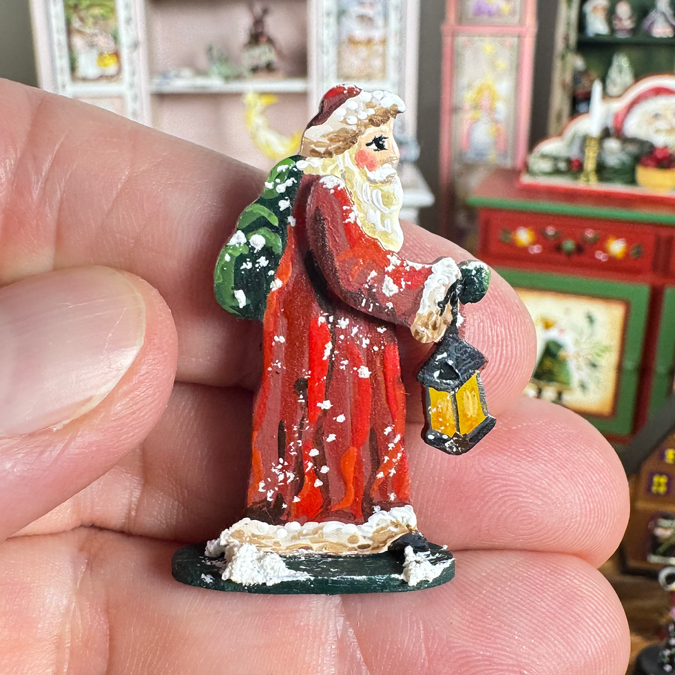 iconic christmas hand painted decor by IGMA Fellow Karen Markland