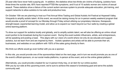               Announcement, Call to Action & Save the Date