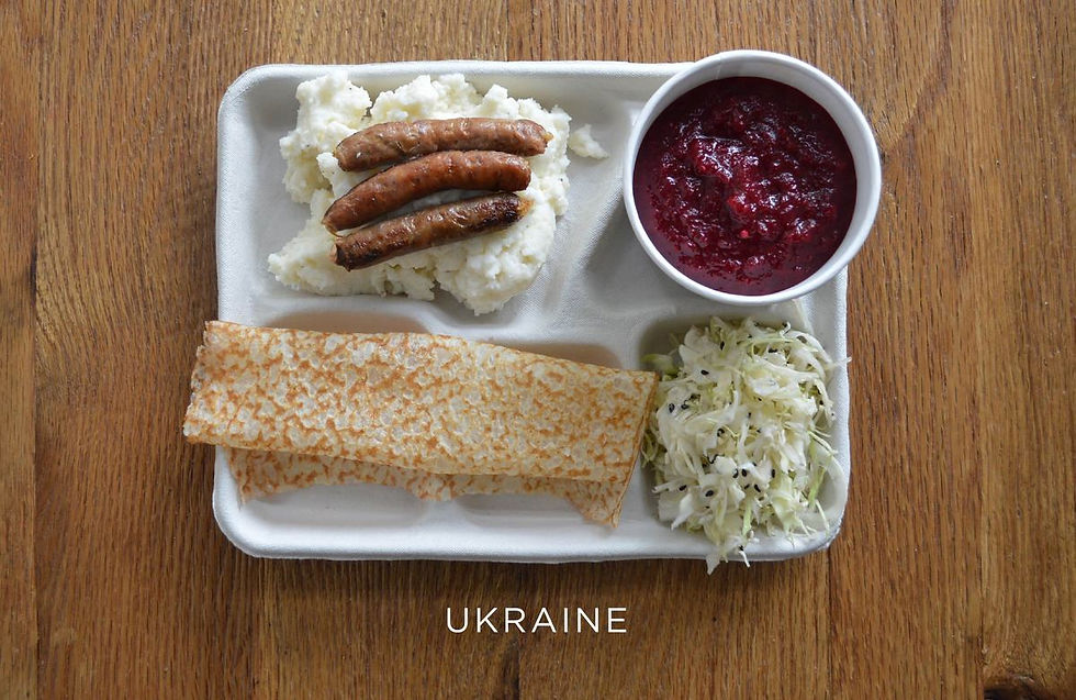 Lunch plate Ukraine