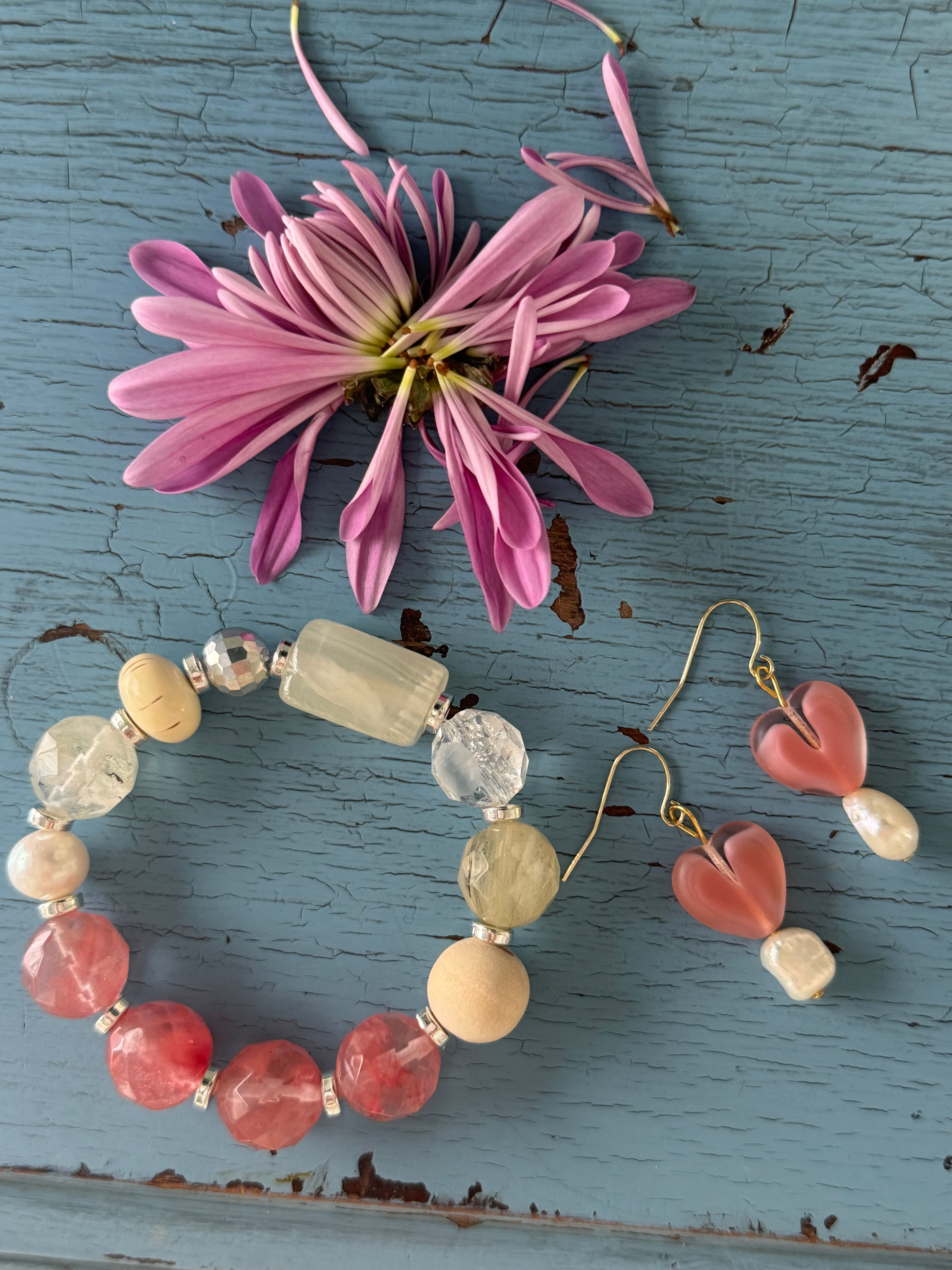 Poetry and Pearls Bracelet