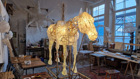 HET PAARD NADERT DE EINDFASE